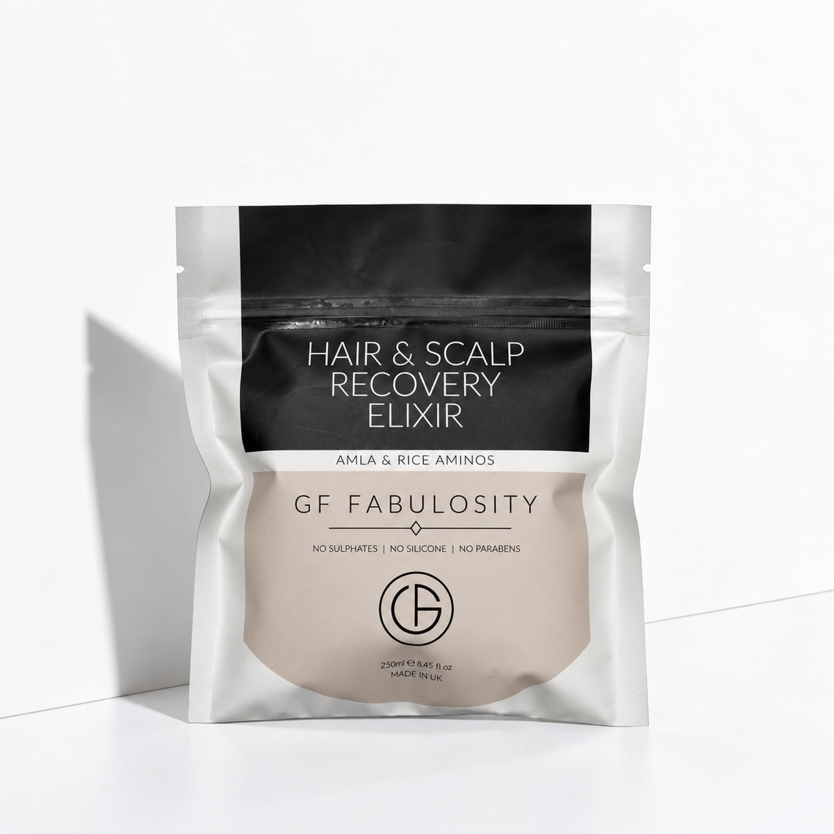 GF Fabulosity Hair and Scalp Recovery Elixir 250ml refill pouch