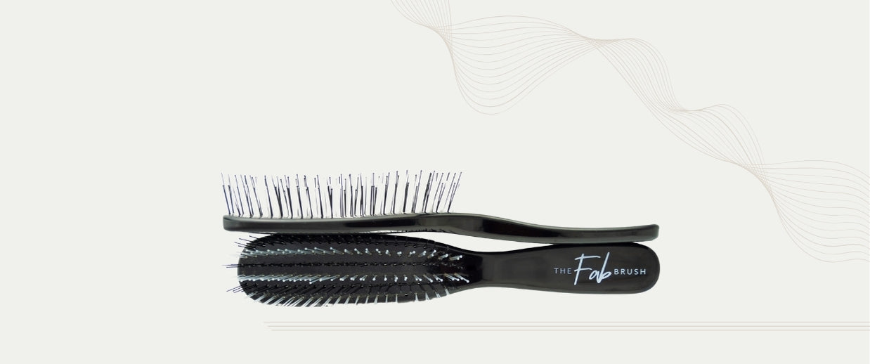 A pre-wash brush routine for easy tangle-free shampooing